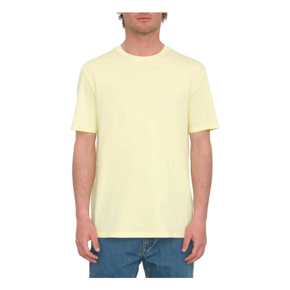 Volcom Stone Blanks T-shirt Yellow Heren