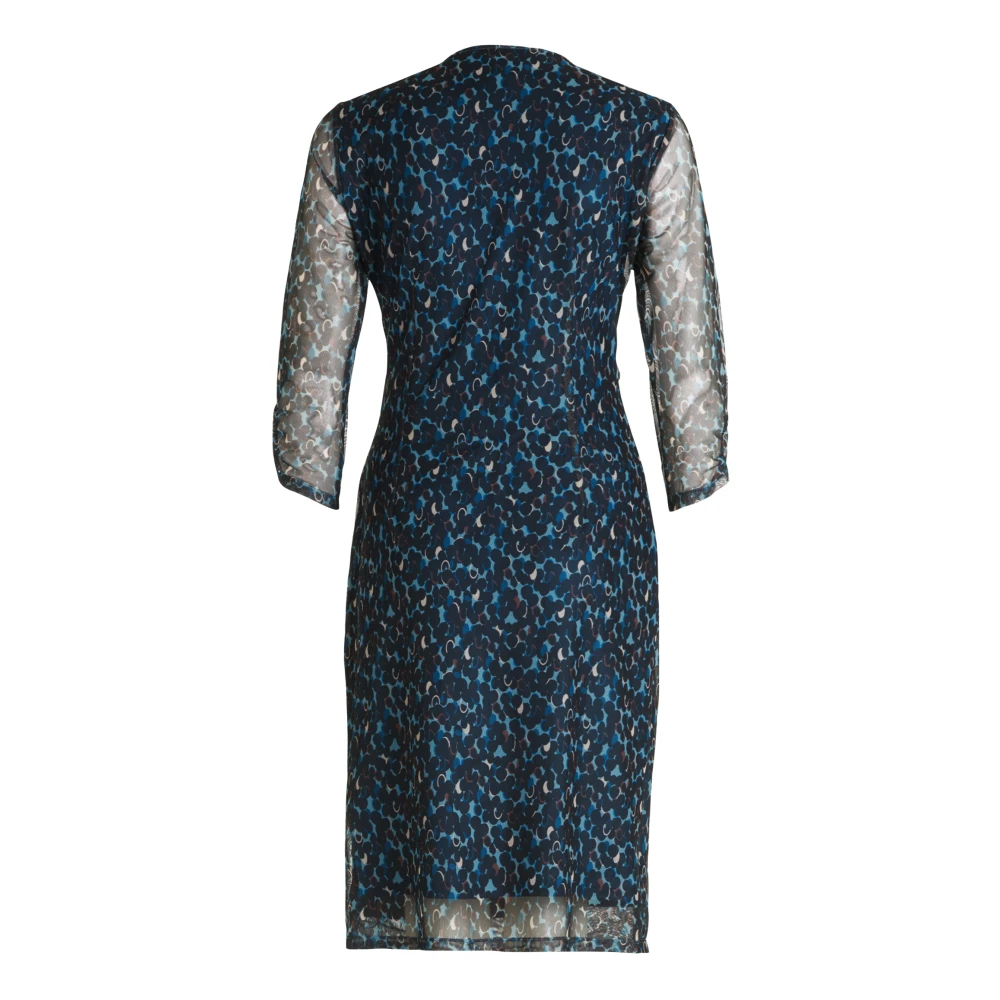 Betty Barclay Wikkeljurk met 3 4 Mouwen Blue Dames