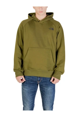 Hoodie med fickor fram och långa ärmar