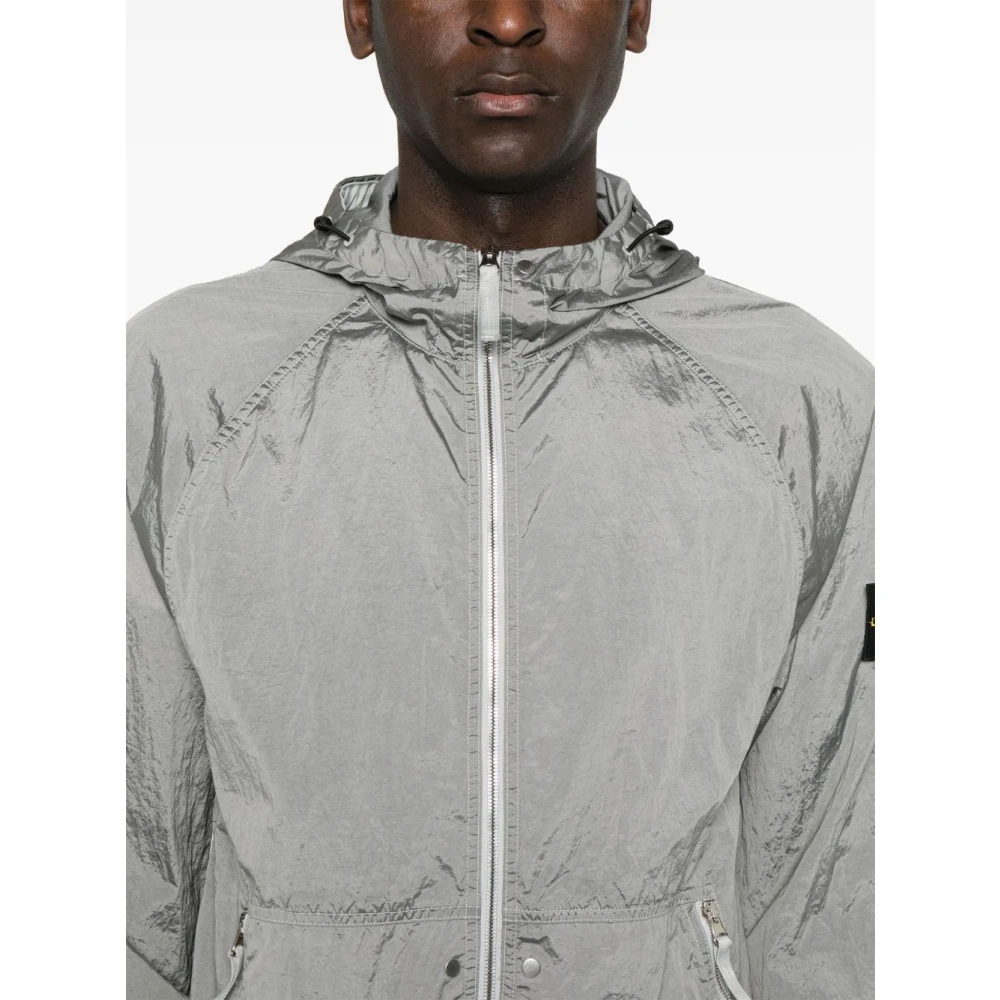 Stone Island Grijze Parka Jas Gray Heren
