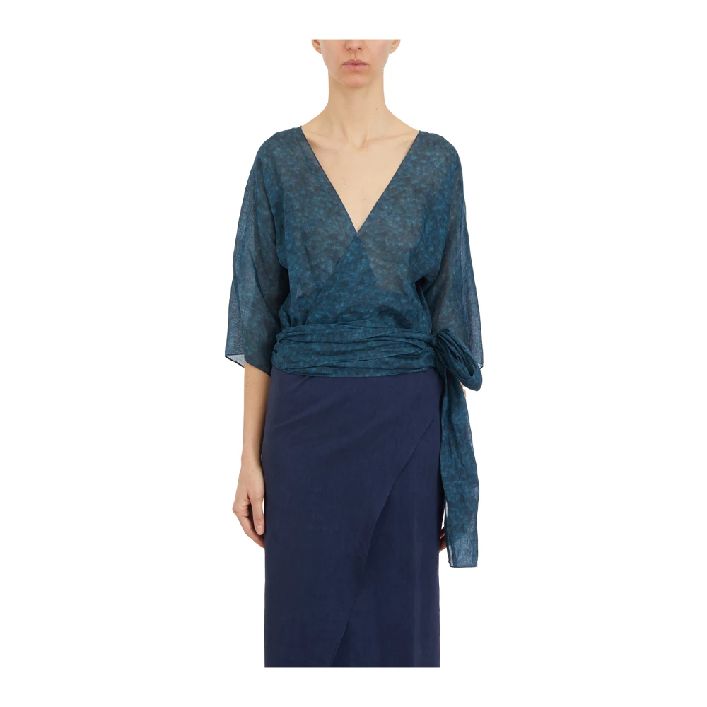 Cortana Blouses Blue Dames