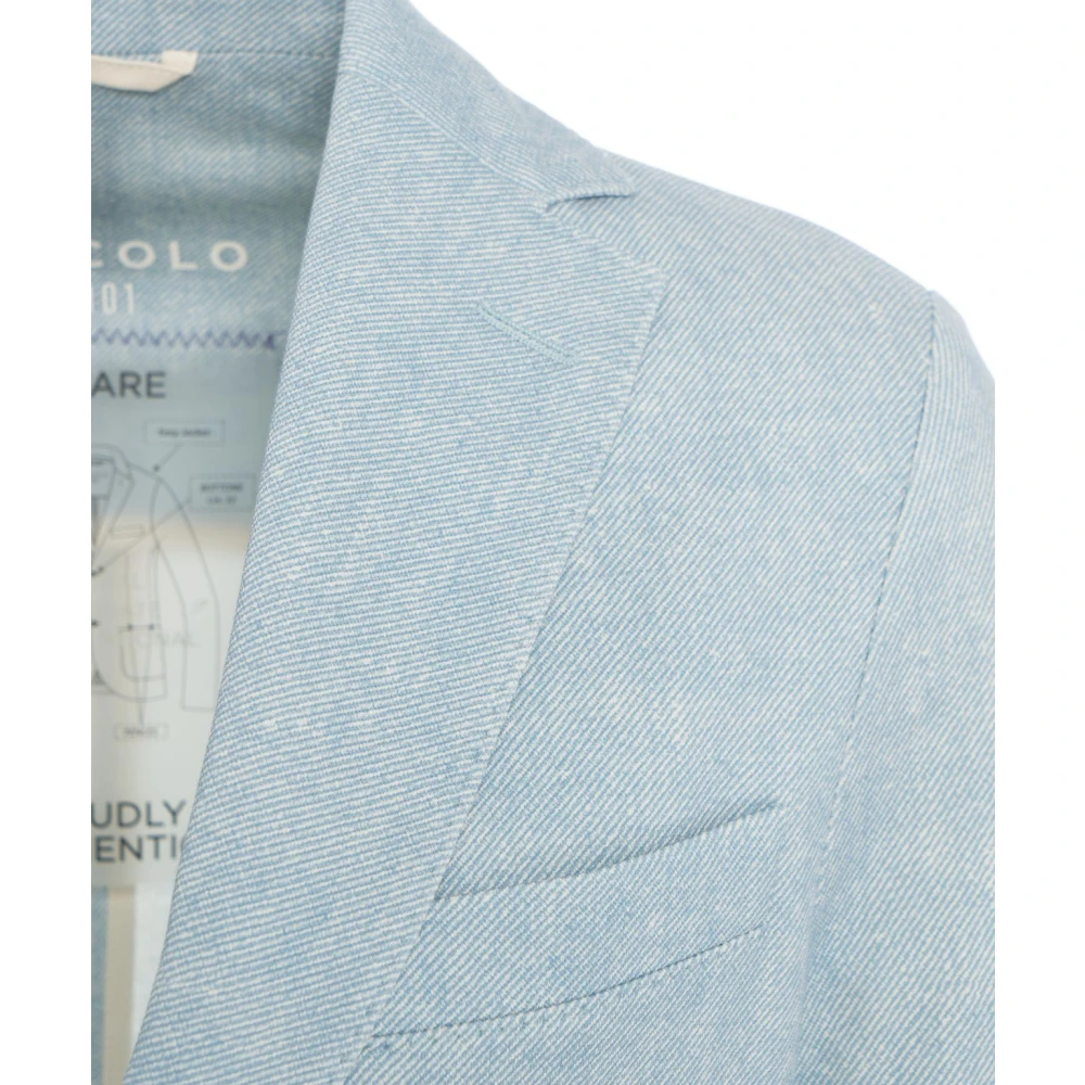 Circolo 1901 Blauwe Easy Jacket Blazer Blue Heren