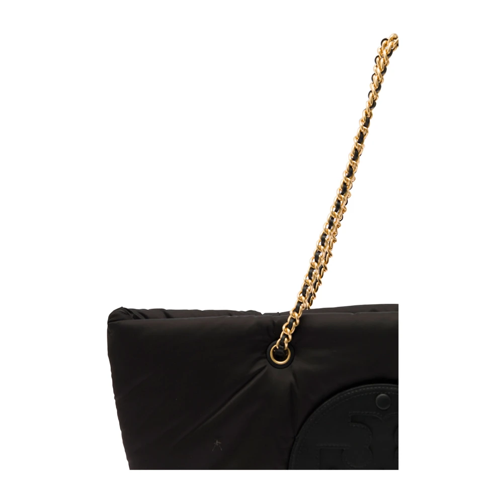 TORY BURCH Zwarte Puffy Chain Tote Tas Black Dames