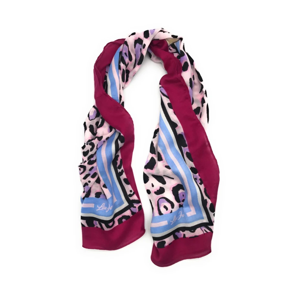 Liu Jo Fuchsia Sjaal Stijlvol Accessoire Multicolor Dames