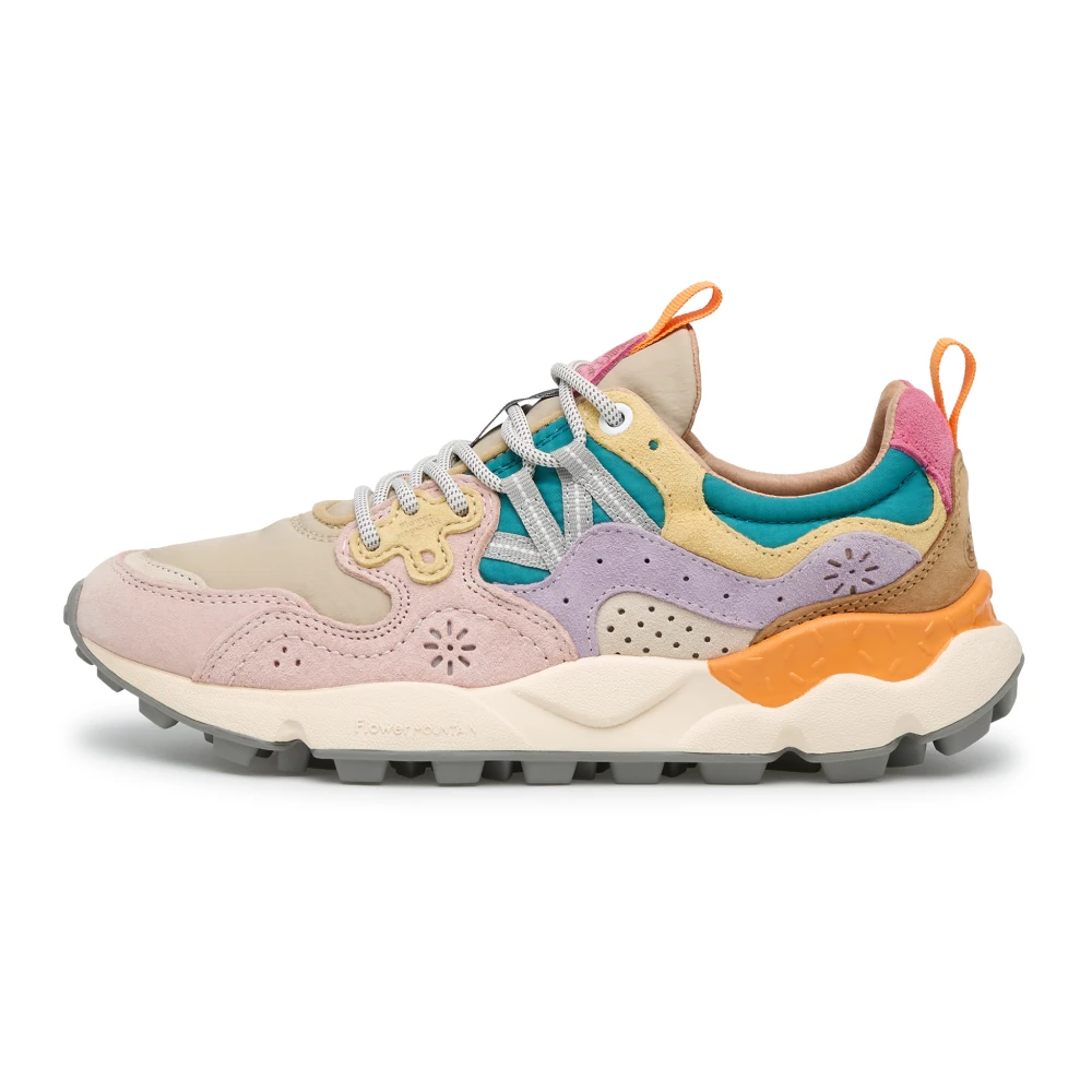 Flower Mountain Women's Multicolor Sneakers, 7 Uk, Yamano 3 Sneaker