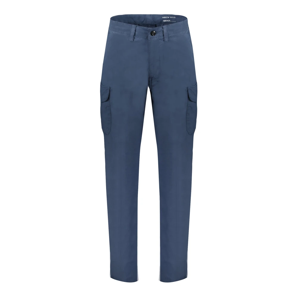 North Sails Blue Slim-Fit Trousers, Male, W31, Clothing