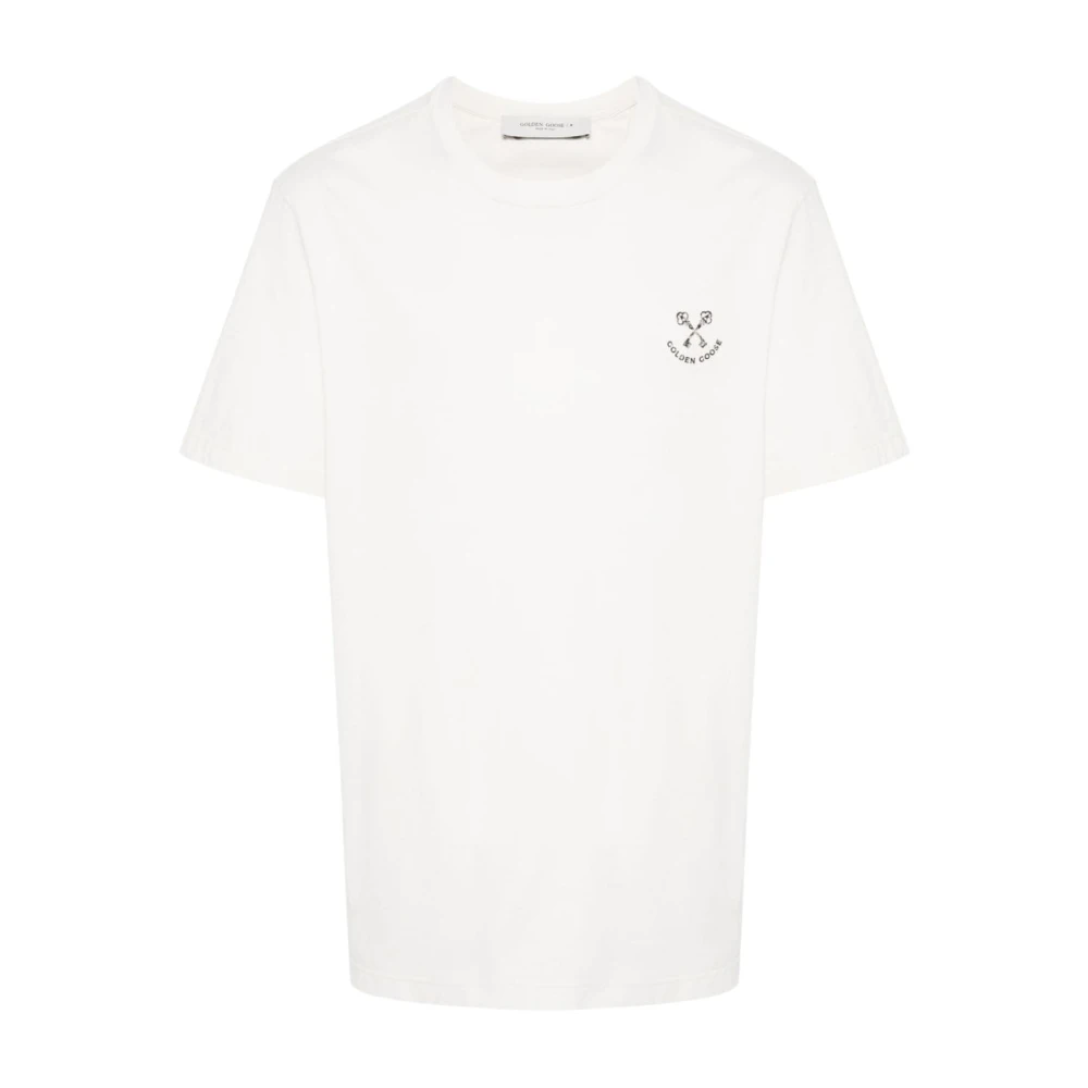 Golden Goose Stijlvolle T-shirts en Polos White Heren