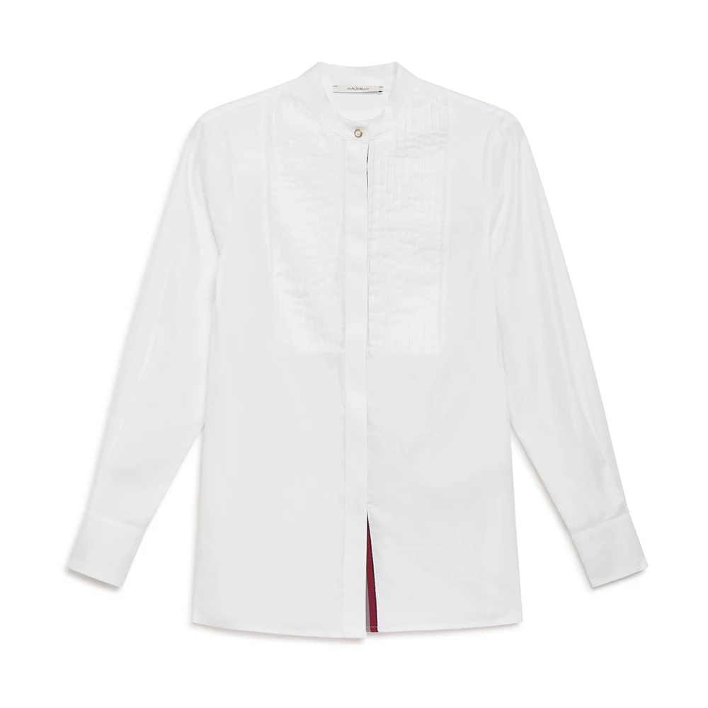 Maliparmi Elegante Witte Shirt White Dames