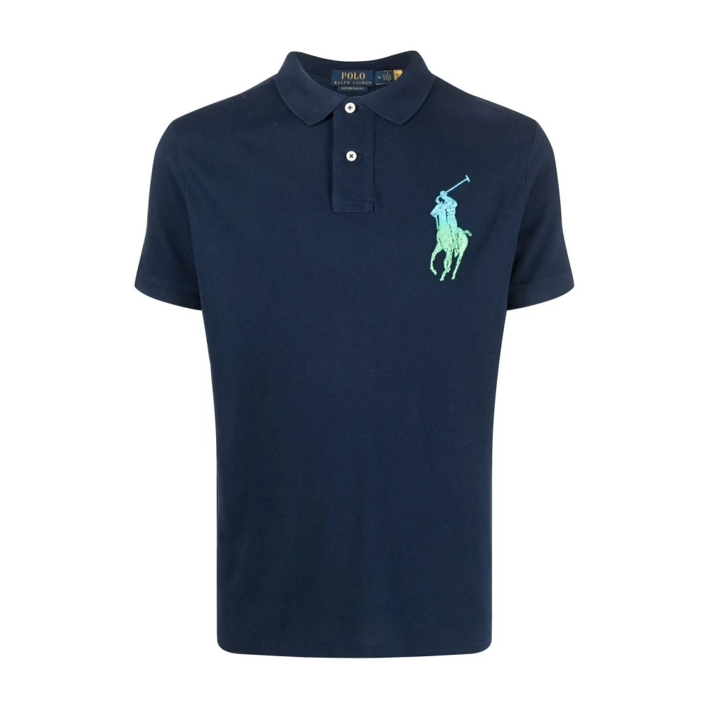 Ralph Lauren Polo Shirt - Navy - 100% Bomull - Regular Fit Blue, Pojke