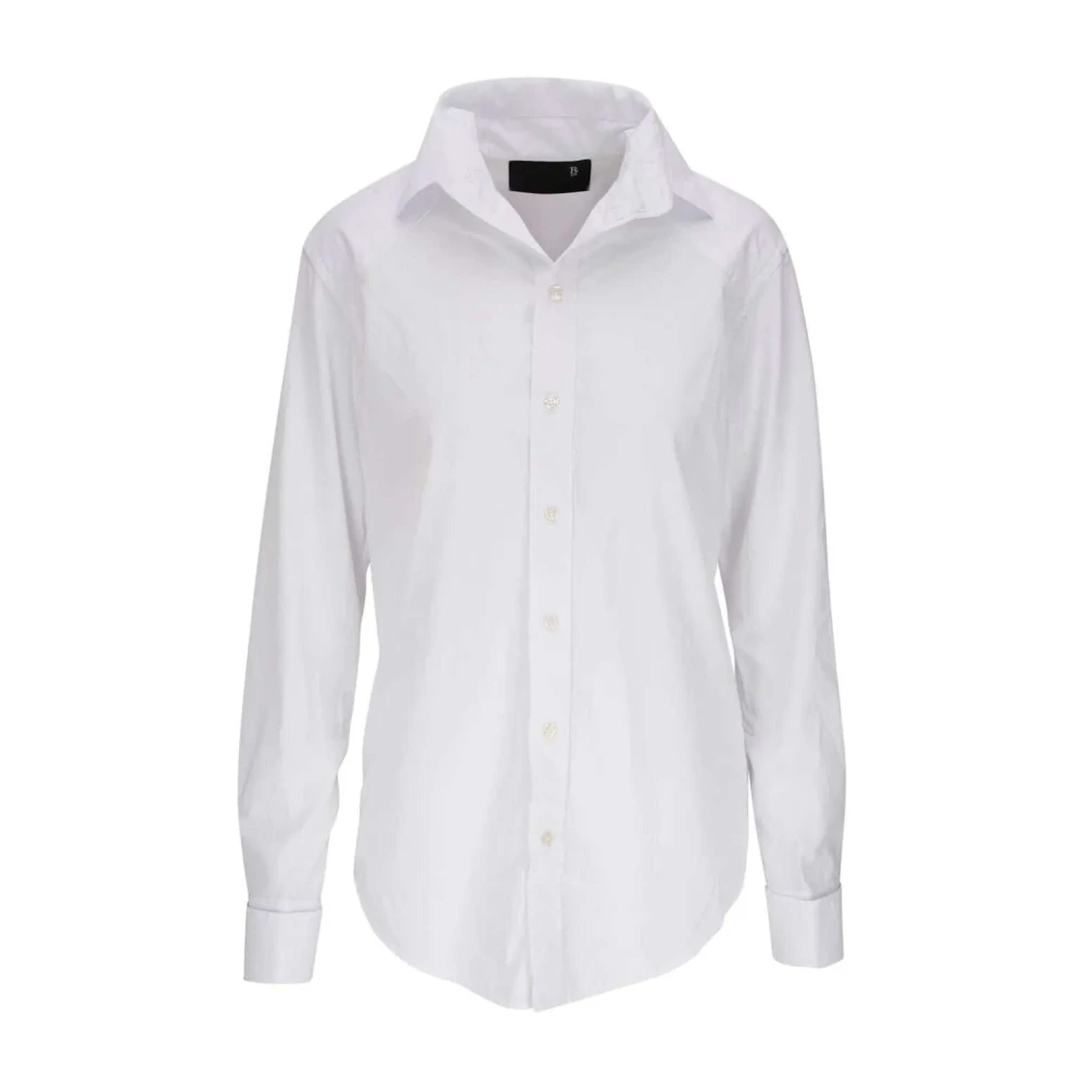 R13 Klieke Witte Button-Down Overhemd White Dames