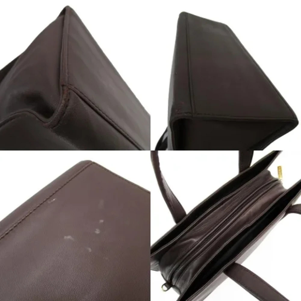 Loewe Pre-owned Leather totes Brown Dames