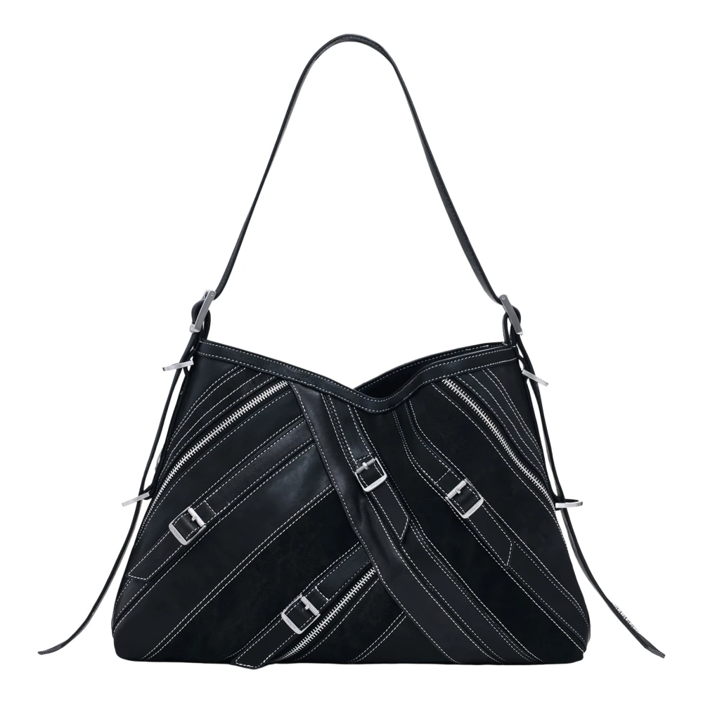 Desigual Nero Polyurethane Women Shoulder Bag - Image 4