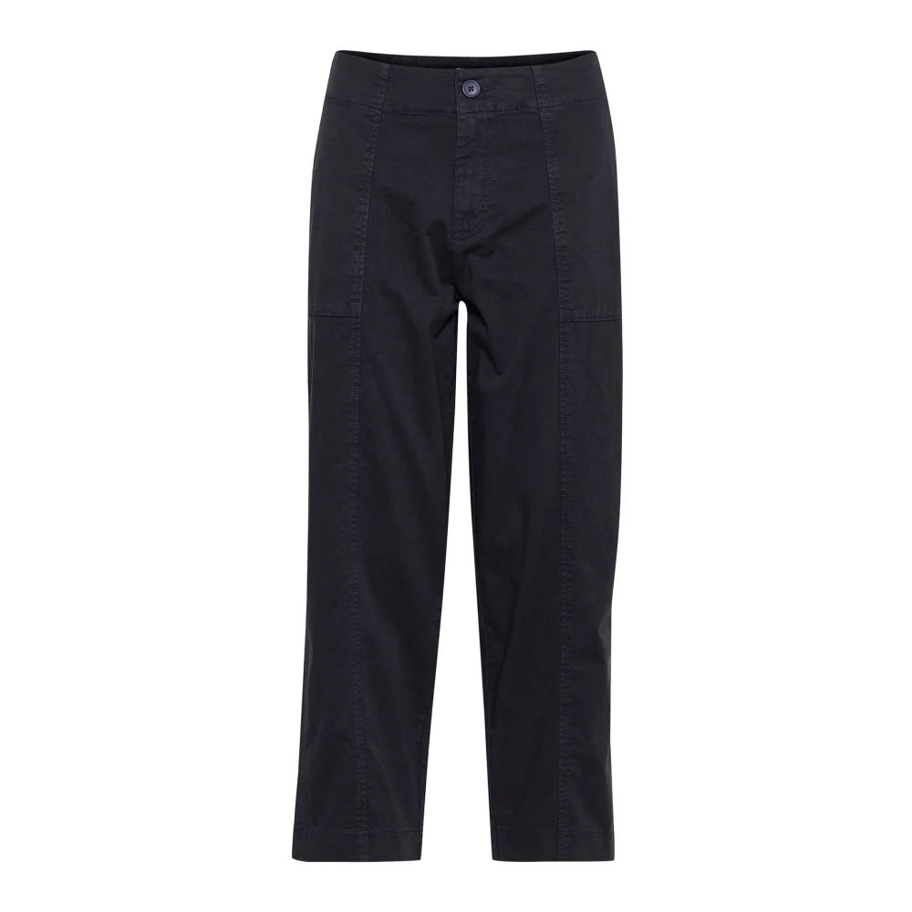Part Two Moderne Donkerblauwe Broek Blue Dames