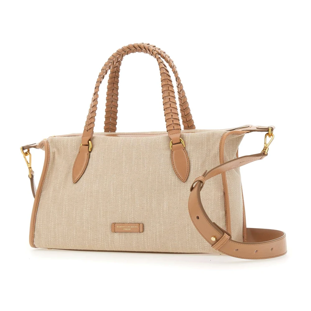 Gianni Chiarini Beige Roxy Shoulder Bag - Female - Handbags - One Size - Bags