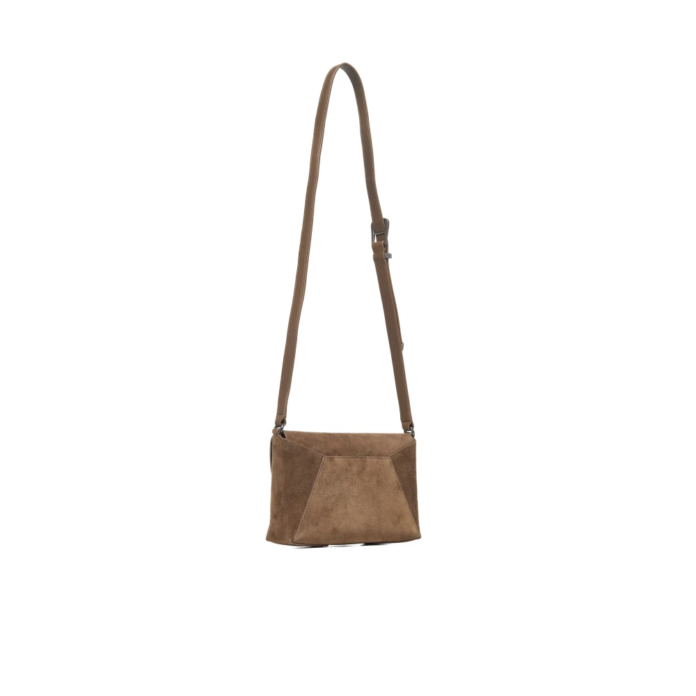 BRUNELLO CUCINELLI Luxe Crossbodytas voor vrouwen Brown Dames