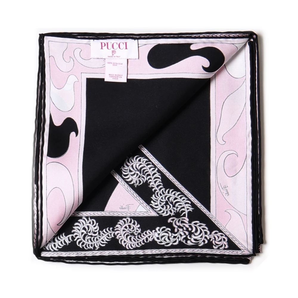EMILIO PUCCI Iride-struzzo Print Multicolor Sjaal Multicolor Dames
