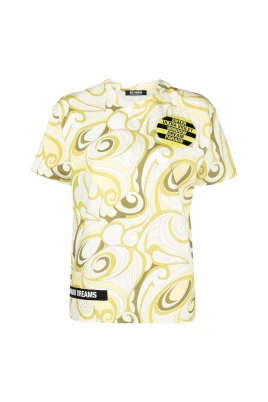 Abstrakt Tryck T-shirt