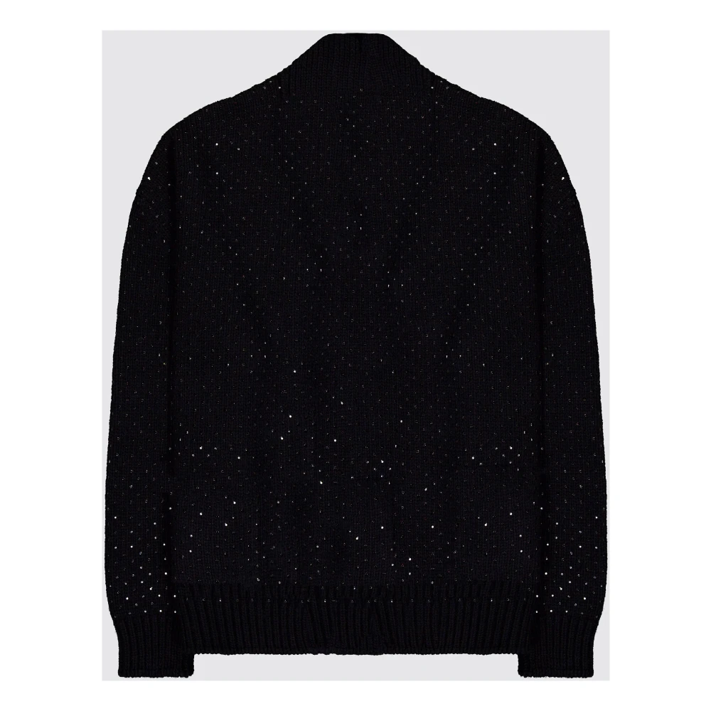 Laneus Kristal Hotfix Vest met Zakken Black Heren