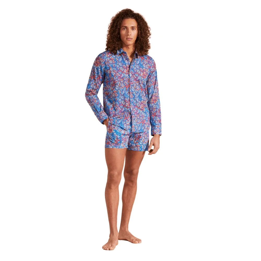 Vilebrequin Kleurrijk Carapaces Unisex Katoenen Shirt Multicolor Heren