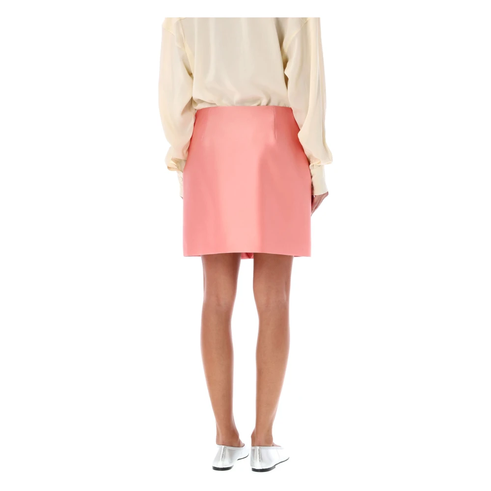 Philosophy di Lorenzo Serafini Duchesse Mini Rok Rosa Aw24 Pink Dames