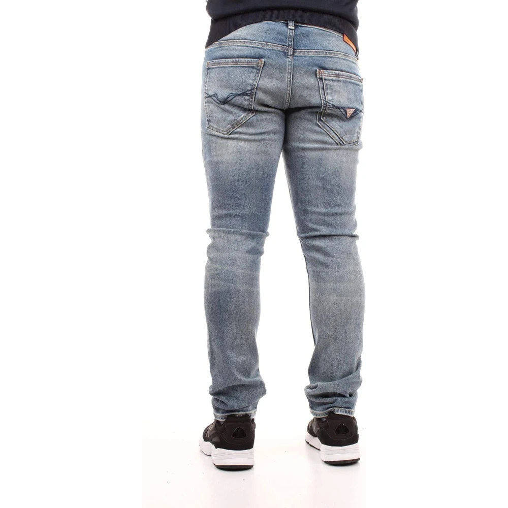 Guess Slim-fit Jeans van Denim Blue Heren