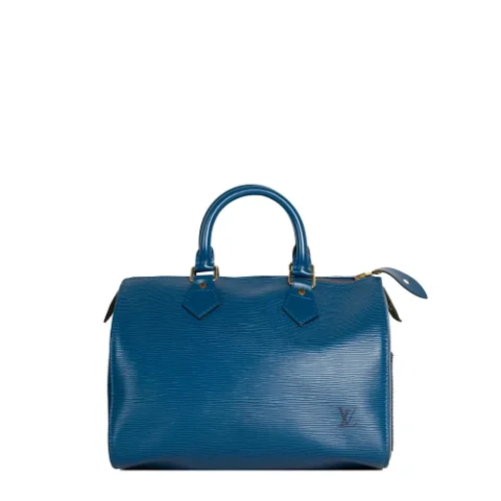 Louis Vuitton Vintage Pre-owned Leather handbags Blue Dames