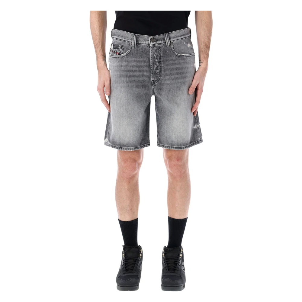 Diesel Uomo Grigio Pantaloncini, W29, New,