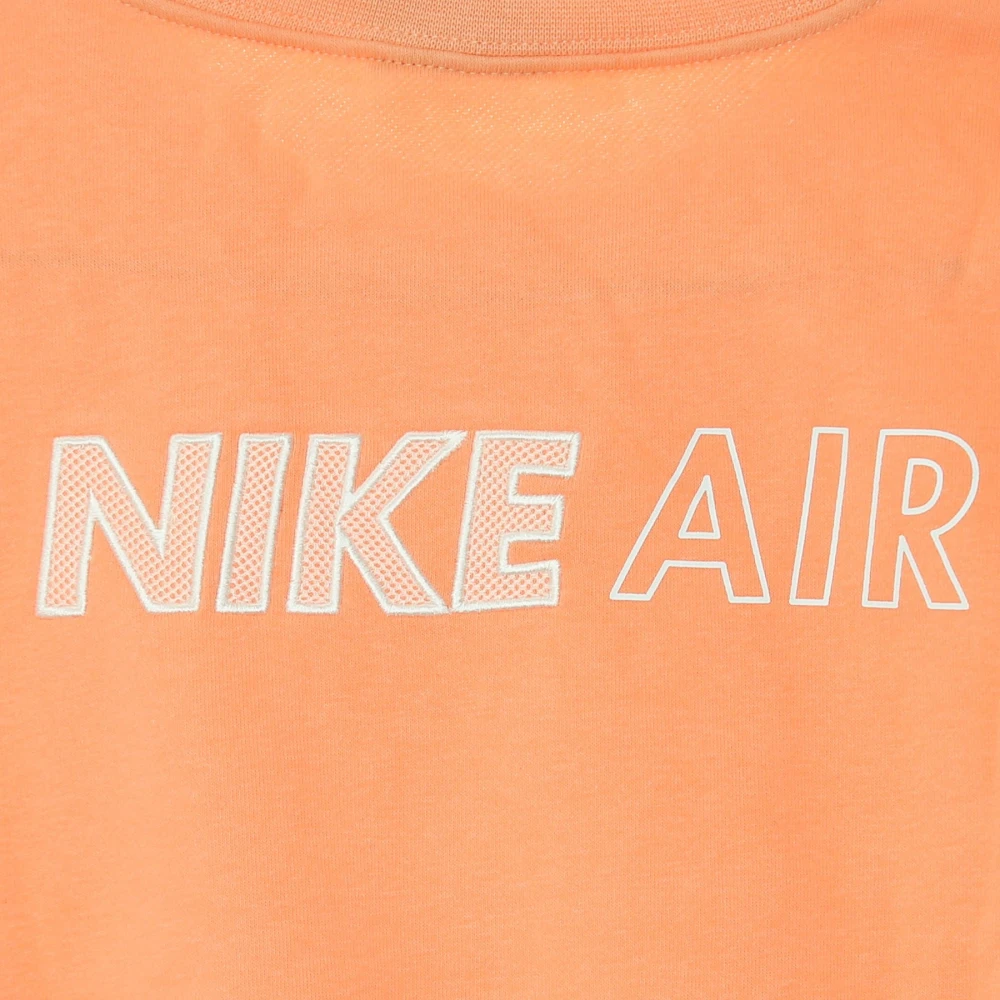 Nike Cropped Crewneck Sweatshirt Sportswear Air Crew Orange Dames