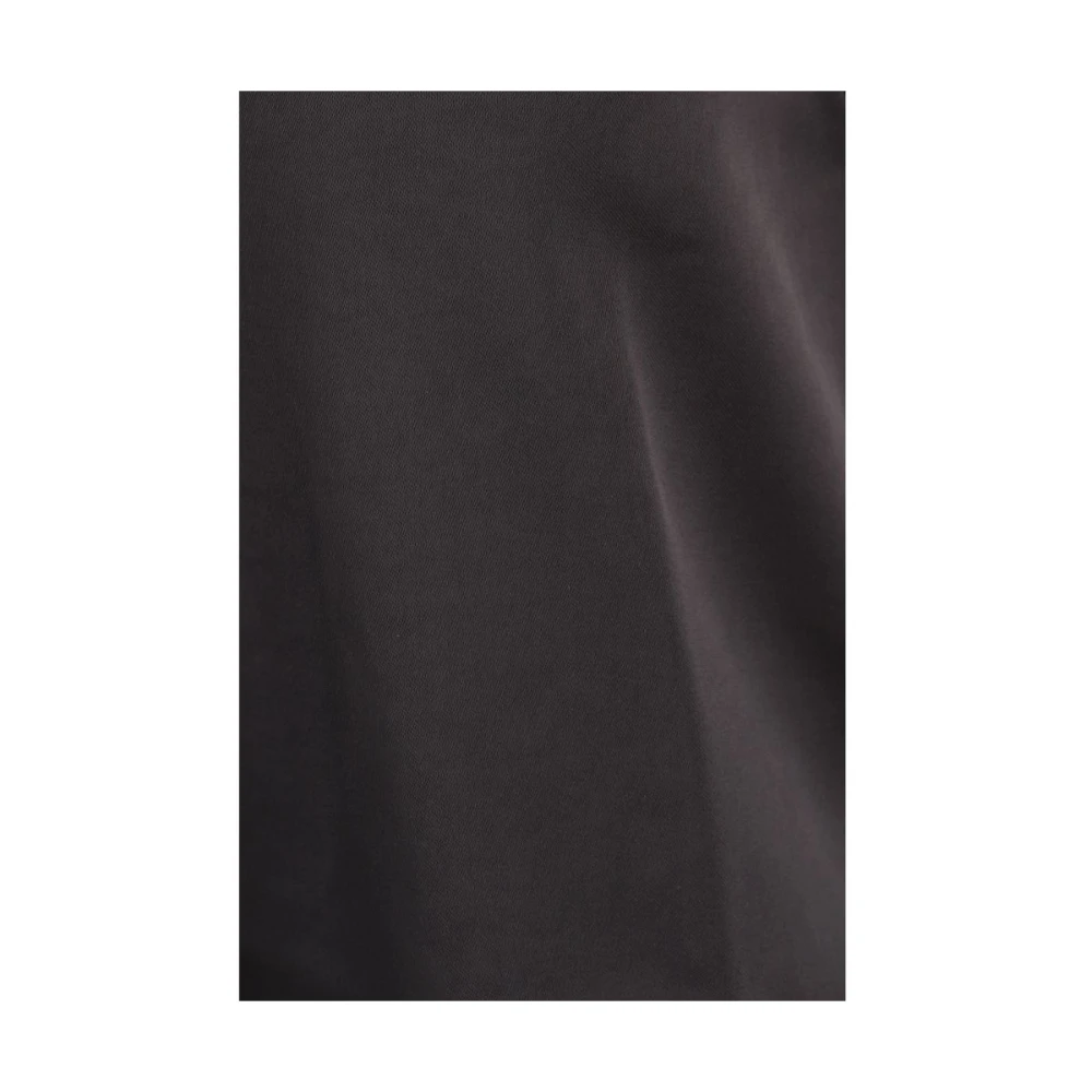 Andamane Mouwloze Monochrome Top met Voorkant Halslijn Black Dames