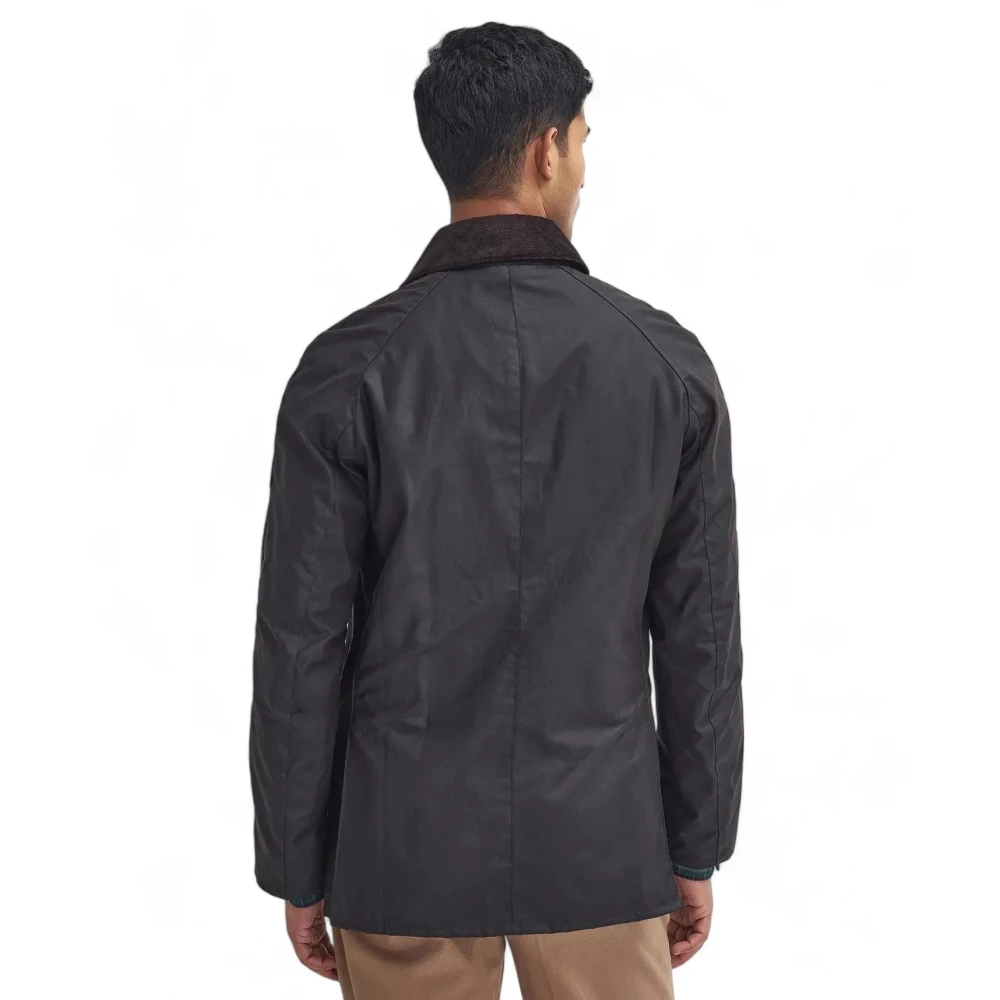 Barbour Ashby Waxed Jacket Black Heren