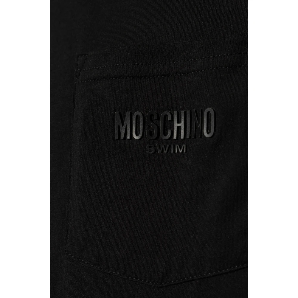 Moschino T-shirt uit de Swim-collectie Black Heren