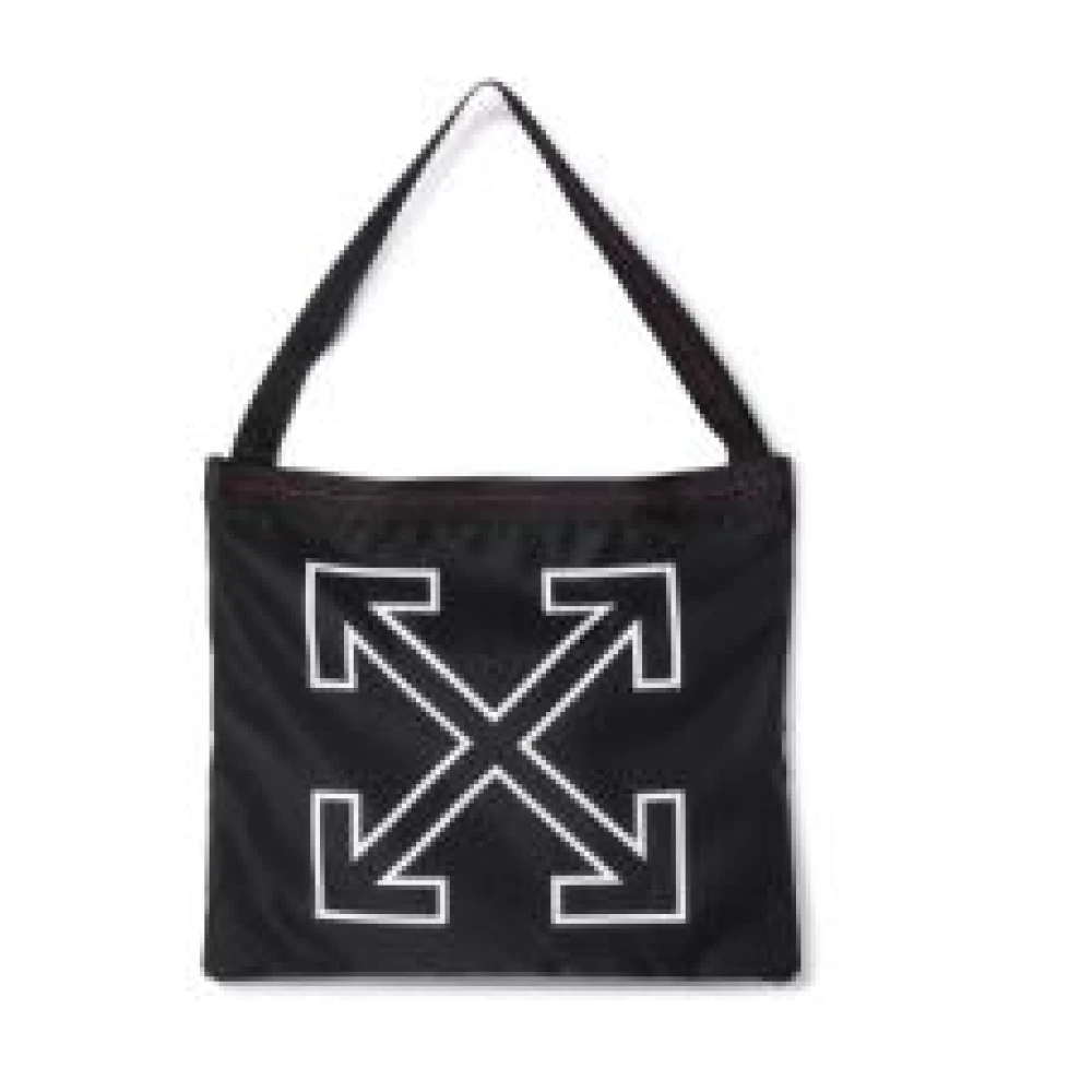Off White Zwarte tassen voor een stijlvolle uitstraling Black Heren