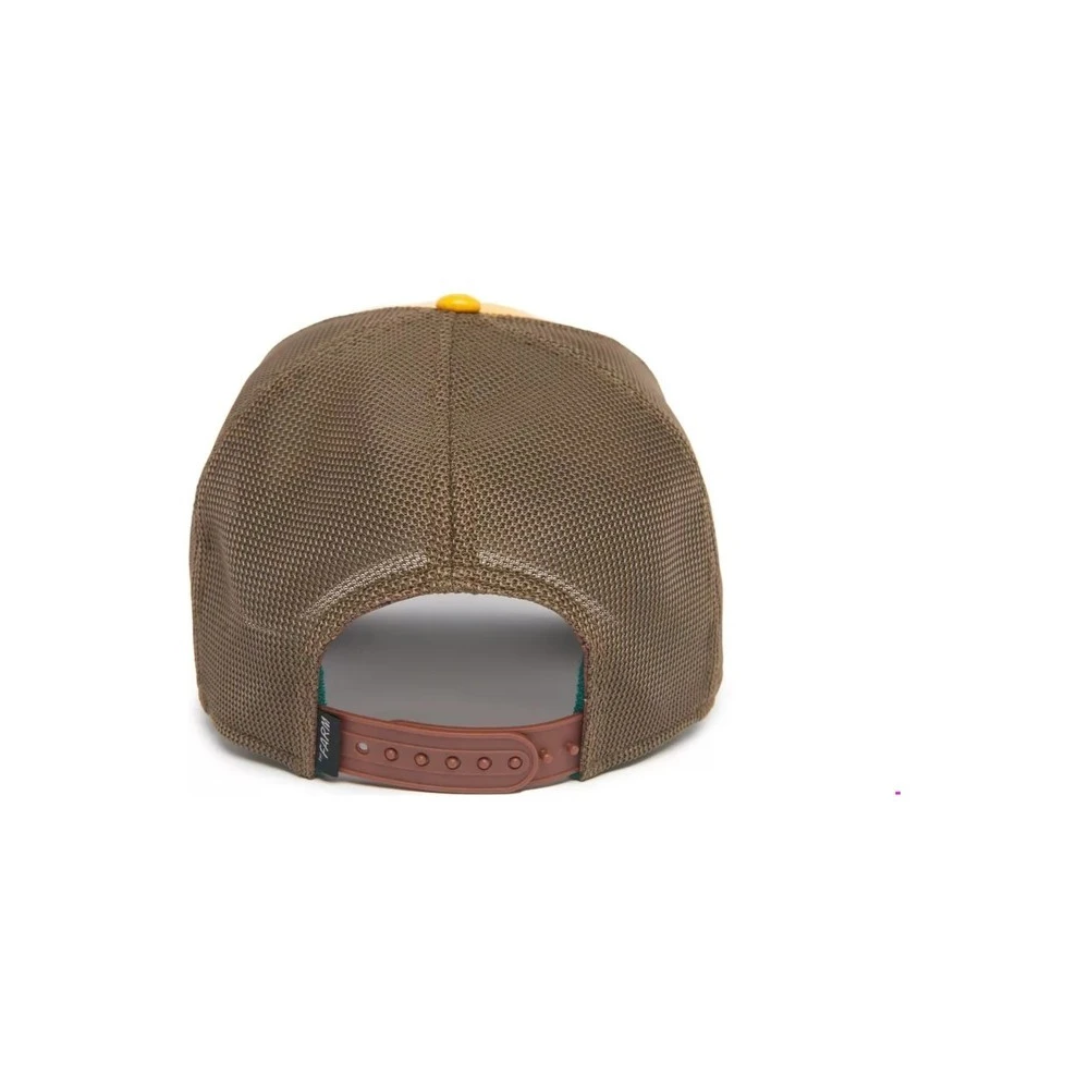 Goorin Bros Gele Pelicanool Man Bert Trucker Cap Yellow Heren