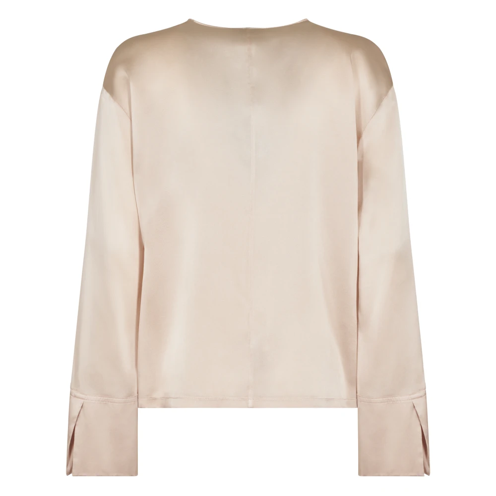 Forte Elegante Overhemden Collectie Beige Dames
