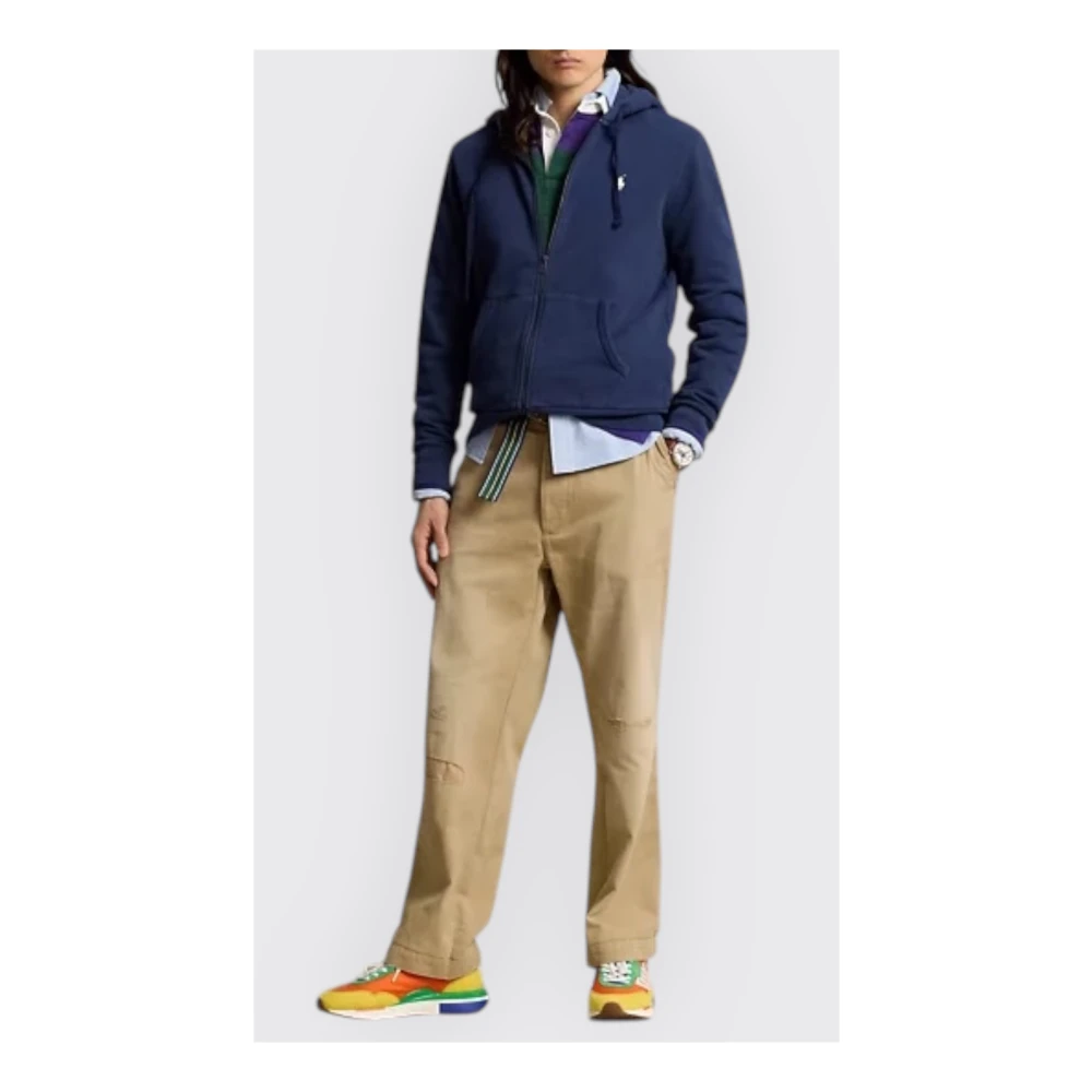 Polo Ralph Lauren Fleece hoodie Blue Heren