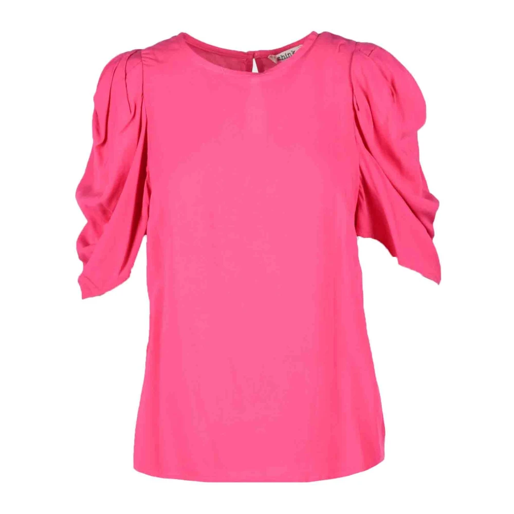Think! Viscose Blouse Pink Dames