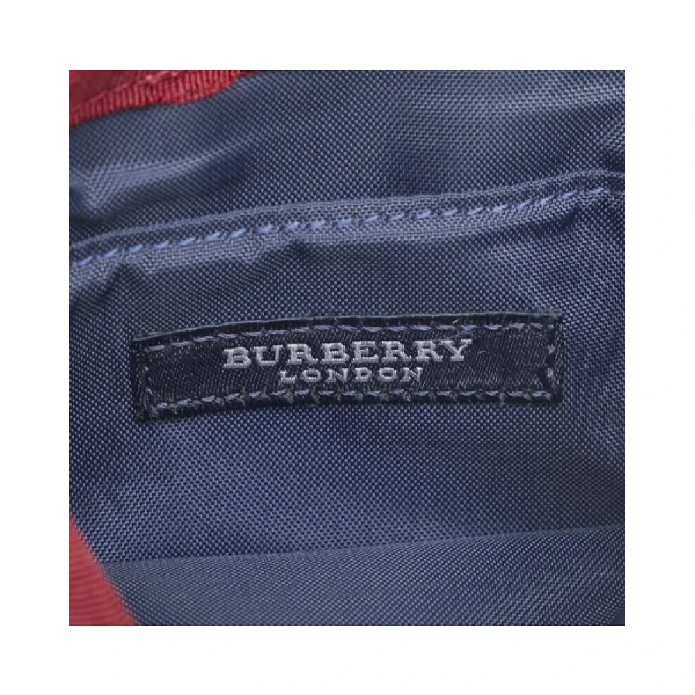 Burberry Vintage Pre-owned Canvas shoulder-bags Blue Dames