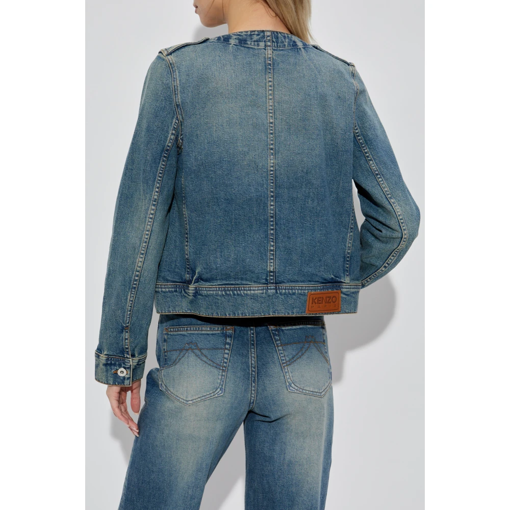 Kenzo Denim jas Blue Dames