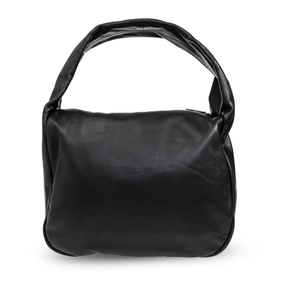 Dsquared2 Leren Schoudertas Black Dames