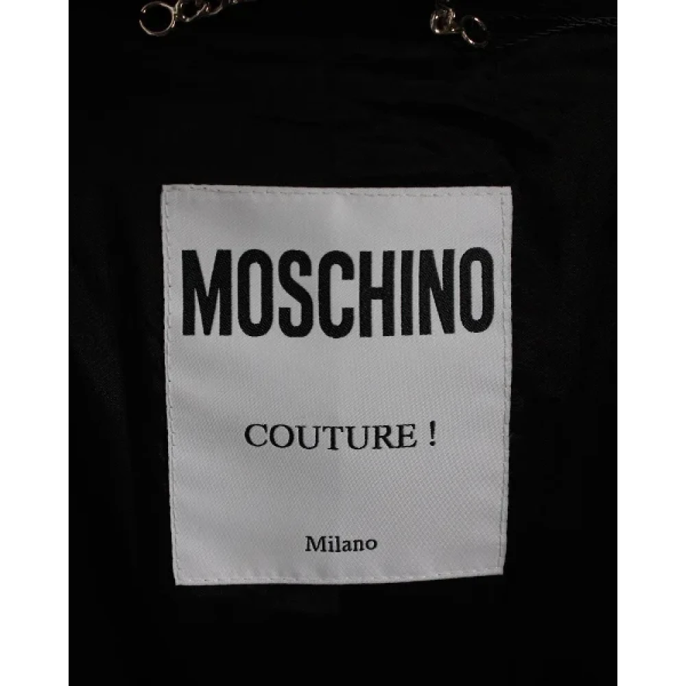 Moschino Pre-Owned Pre-owned Polyester outerwear Black Dames