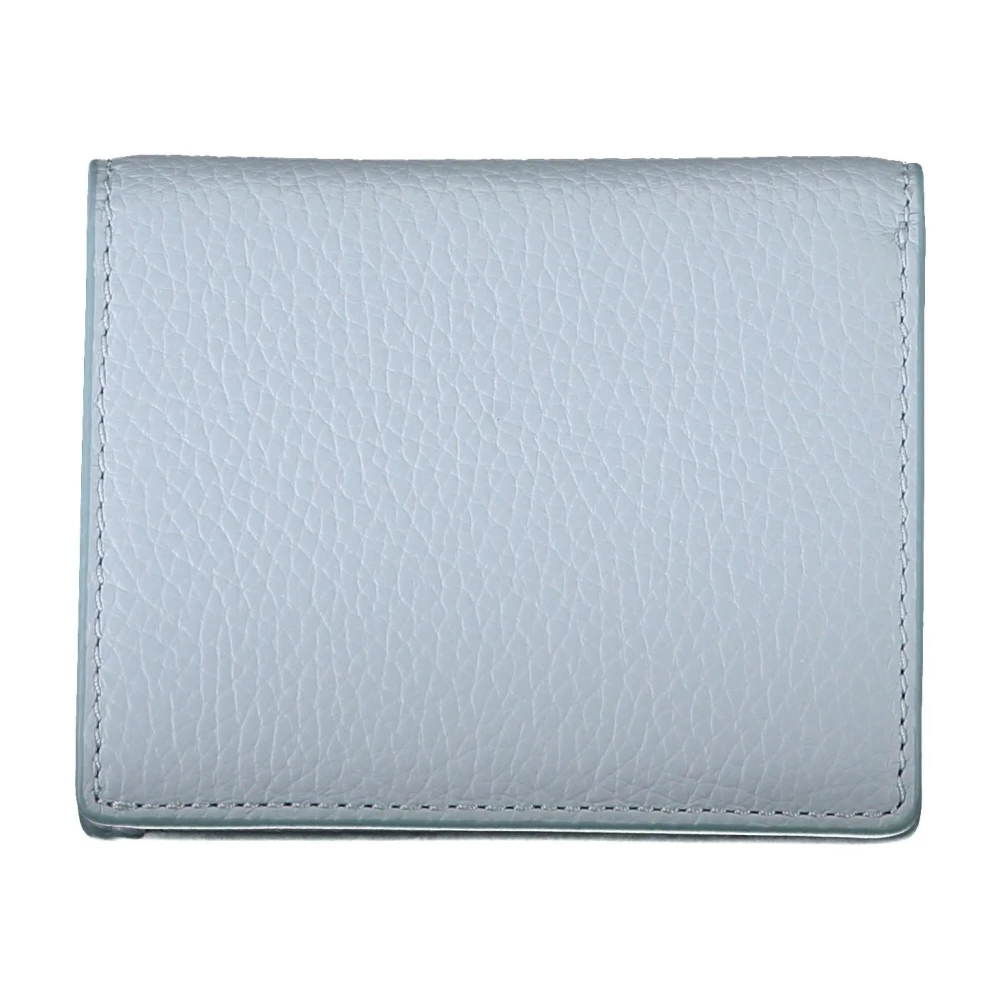 Coccinelle Blauwe Damesportemonnee met Muntvak Blue Dames