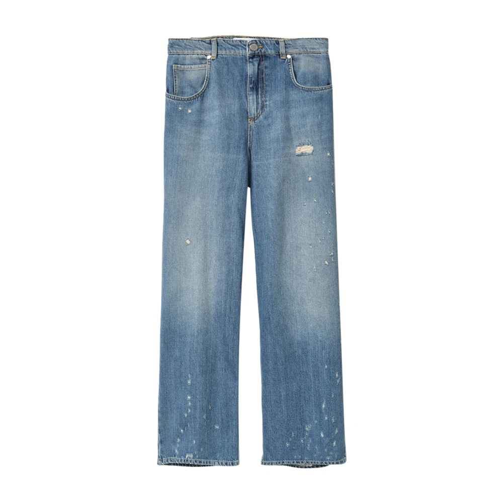 Gaëlle Paris Women's Blue Straight Fit Jeans, W26, Straight Jeans For Modern