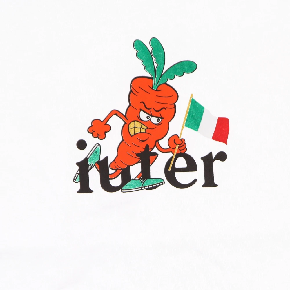 Iuter Racing Wortels Wit Heren T-Shirt White Heren