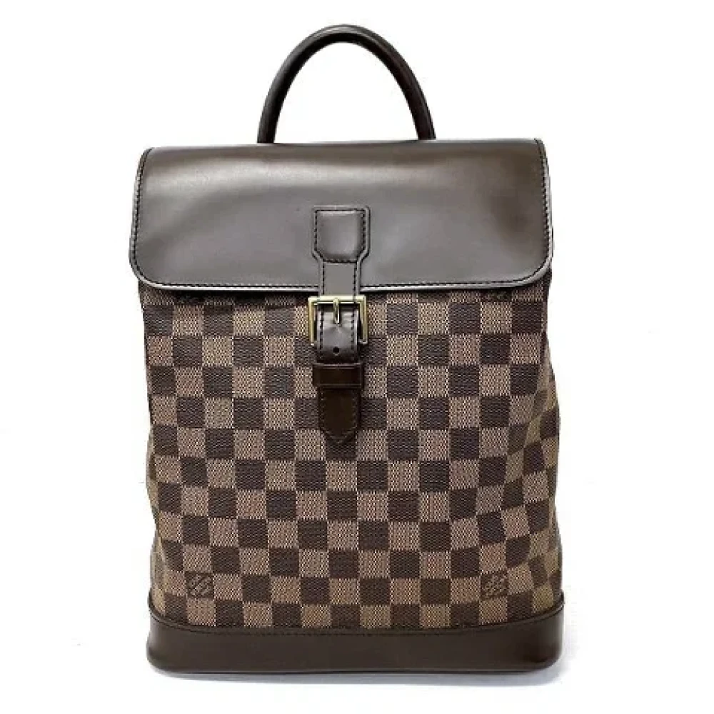 Louis Vuitton Vintage Pre-owned Canvas backpacks Brown Dames