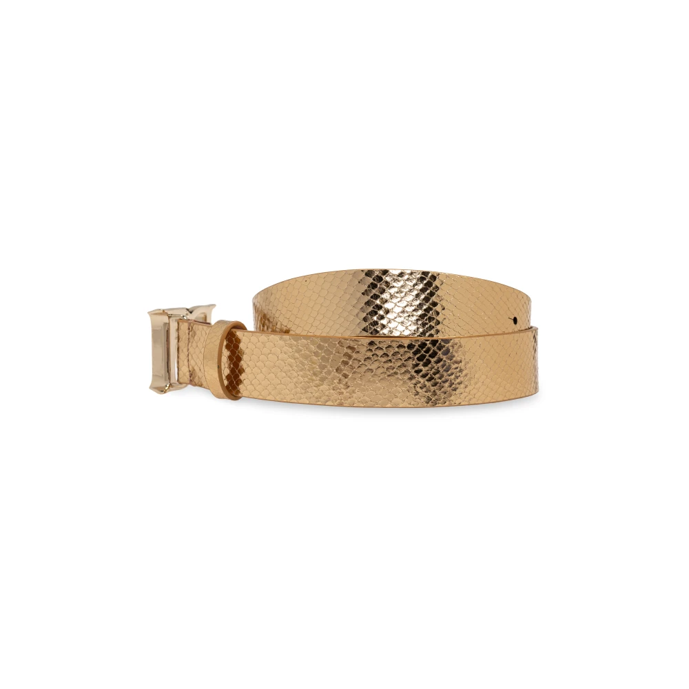 Dsquared2 Leren riem Yellow Dames