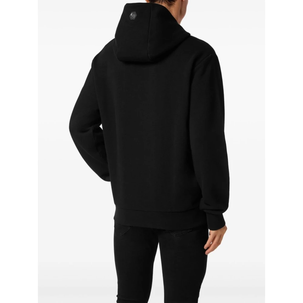 Philipp Plein Zwarte Sweatshirt voor Mannen Black Heren