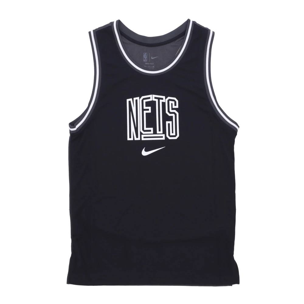 Nike Basketbal Tanktop Black Heren