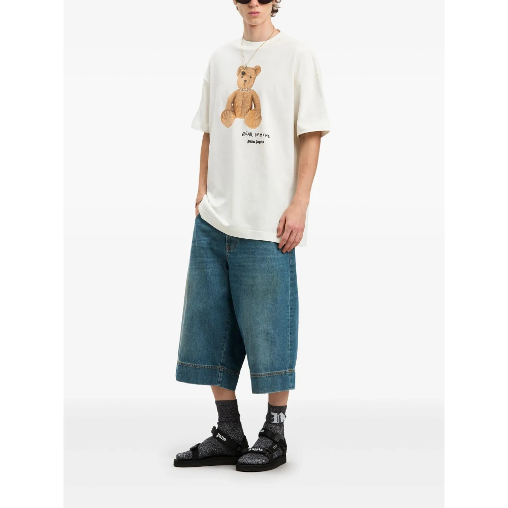 Palm Angels Bear in Mind T-shirt White Heren