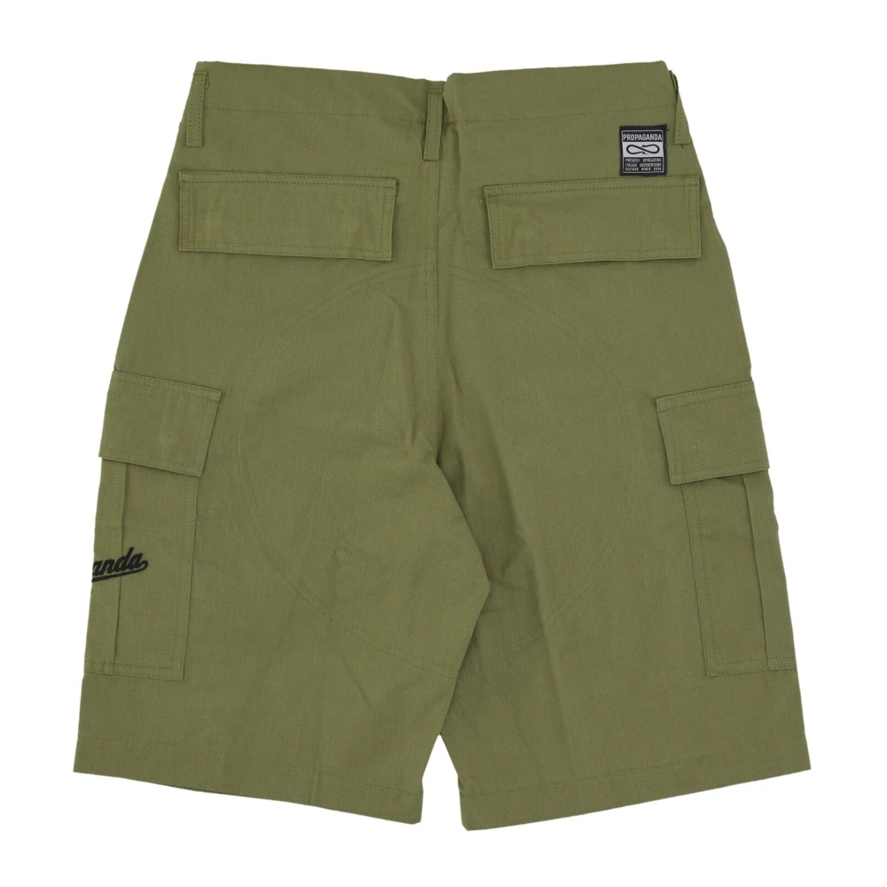 Propaganda Militair Groene Cargo Shorts Green Heren