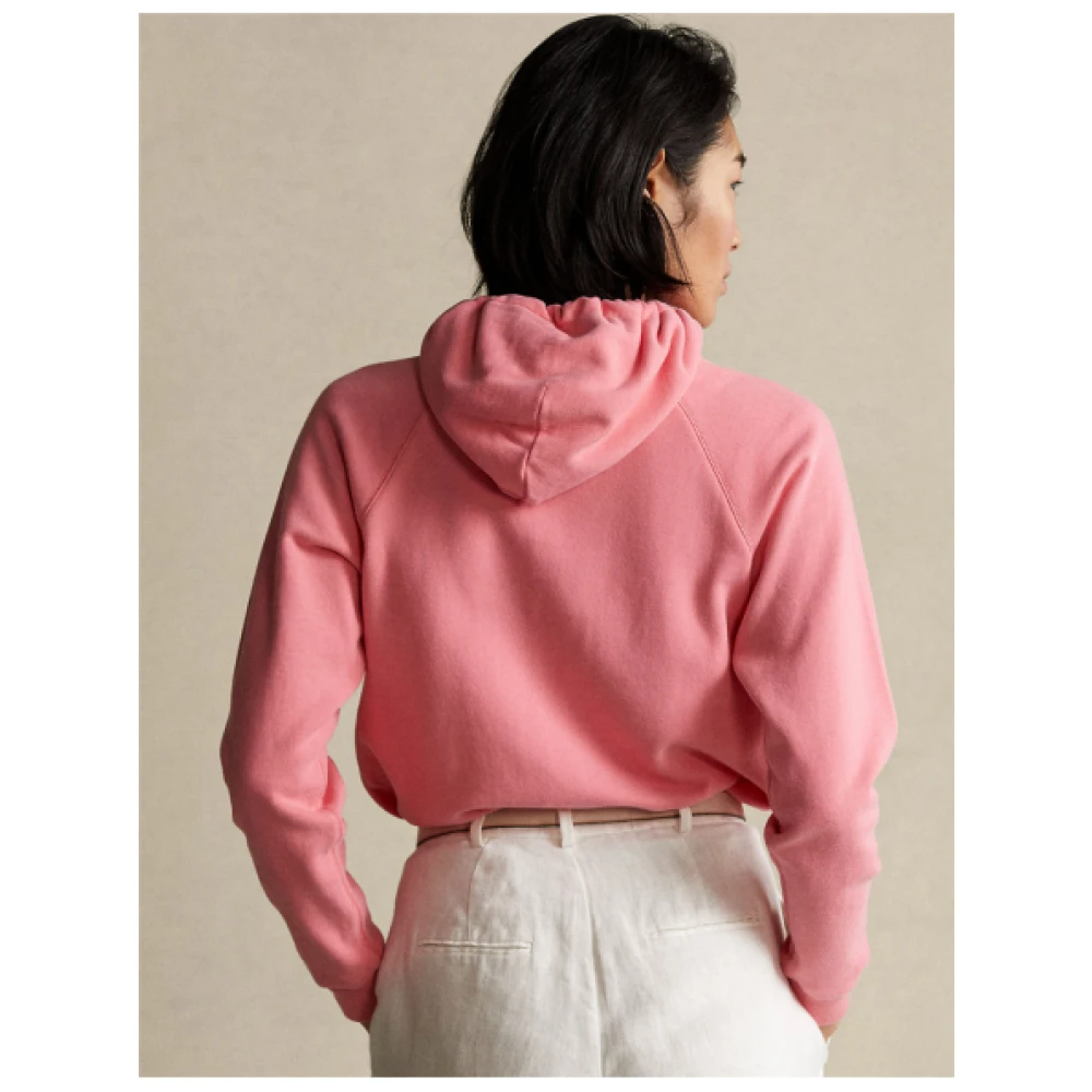 Polo Ralph Lauren Roze lint hoodie Pink Dames